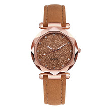 Charger l&#39;image dans la galerie, Casual Women Romantic Starry Sky Wrist Watch Leather