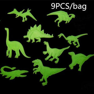 100pcs/bag 3cm Glow in Dark Toys Luminous Star Stickers Bedroom