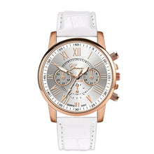 Charger l&#39;image dans la galerie, New Fashion Women men Leather Band Quartz Analog