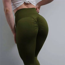 Charger l&#39;image dans la galerie, New High Waist Leggings Women Fitness Clothes Slim Ruched