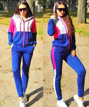 Charger l&#39;image dans la galerie, Women Plus Size Tracksuit Two Piece Set Casual Sport