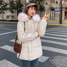 Charger l&#39;image dans la galerie, PinkyIsblack Winter Jacket Women 2019 New Fashion Slim