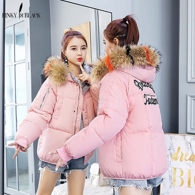 PinkyIsblack Winter Jacket Women 2019 New Fashion Slim