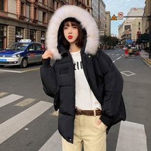 Charger l&#39;image dans la galerie, PinkyIsblack Winter Jacket Women 2019 New Fashion Slim