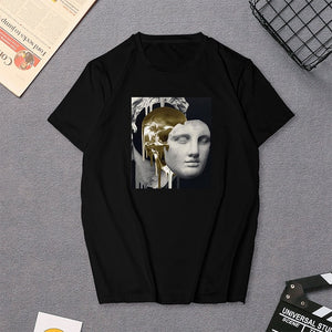 Harajuku Women's T-Shirt David Michelangelo Statue Print Tees T