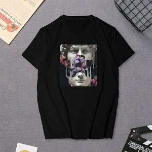 Harajuku Women's T-Shirt David Michelangelo Statue Print Tees T