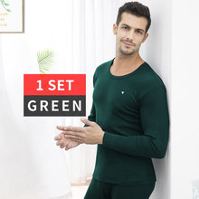 Charger l&#39;image dans la galerie, SeeBest Men Thermal Underwear Set For Male Cotton  Winter Long