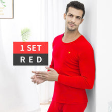 Charger l&#39;image dans la galerie, SeeBest Men Thermal Underwear Set For Male Cotton  Winter Long