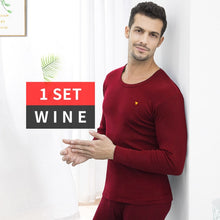 Charger l&#39;image dans la galerie, SeeBest Men Thermal Underwear Set For Male Cotton  Winter Long