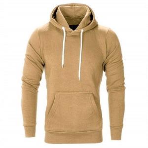 2019 Sweater Men Solid Pullovers New Fashion Men Casual Hooded
