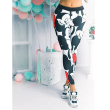 Charger l&#39;image dans la galerie, 3D Mickey Women Leggings Stretchy Fitness Women