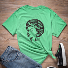 Charger l&#39;image dans la galerie, ONSEME Afro Lady Graphic T Shirts Feminist Tees Black Queen Girl Power
