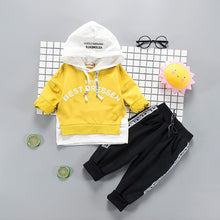 Charger l&#39;image dans la galerie, Toddler Boys Clothes 2019 Autumn Winter Kids Clothes Hooded+Pant