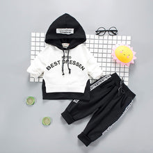 Charger l&#39;image dans la galerie, Toddler Boys Clothes 2019 Autumn Winter Kids Clothes Hooded+Pant