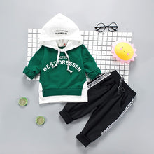 Charger l&#39;image dans la galerie, Toddler Boys Clothes 2019 Autumn Winter Kids Clothes Hooded+Pant