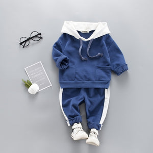 Toddler Boys Clothes 2019 Autumn Winter Kids Clothes Hooded+Pant