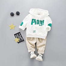 Charger l&#39;image dans la galerie, Toddler Boys Clothes 2019 Autumn Winter Kids Clothes Hooded+Pant