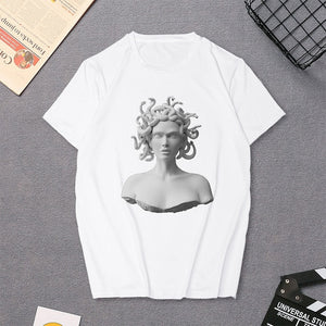 Harajuku Women's T-Shirt David Michelangelo Statue Print Tees T