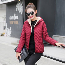 Charger l&#39;image dans la galerie, Autumn 2019 New Parkas basic jackets Female Women Winter