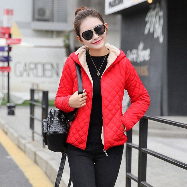 Autumn 2019 New Parkas basic jackets Female Women Winter