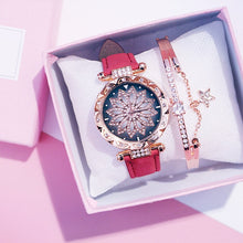 Charger l&#39;image dans la galerie, 2019 Women Watches Bracelet set Starry Sky Ladies Bracelet