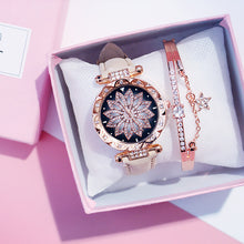 Charger l&#39;image dans la galerie, 2019 Women Watches Bracelet set Starry Sky Ladies Bracelet