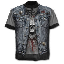 Charger l&#39;image dans la galerie, New summer T-shirt for men 3D skull print T-shirt digital print