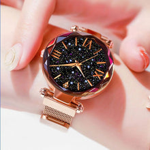 Charger l&#39;image dans la galerie, Free Shipping Women Watches Luxury Starry Sky Magnetic Ladies