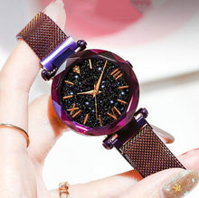 Charger l&#39;image dans la galerie, Free Shipping Women Watches Luxury Starry Sky Magnetic Ladies