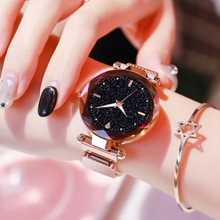 Charger l&#39;image dans la galerie, Free Shipping Women Watches Luxury Starry Sky Magnetic Ladies