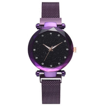 Charger l&#39;image dans la galerie, Free Shipping Women Watches Luxury Starry Sky Magnetic Ladies