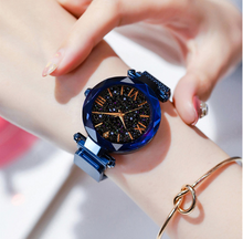 Charger l&#39;image dans la galerie, Free Shipping Women Watches Luxury Starry Sky Magnetic Ladies