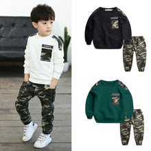 Charger l&#39;image dans la galerie, Tops Pants 2PCS Children Boy Winter Outfits Set roupa infantil