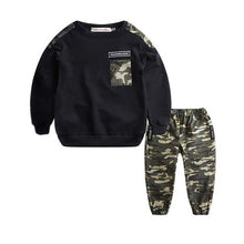 Charger l&#39;image dans la galerie, Tops Pants 2PCS Children Boy Winter Outfits Set roupa infantil