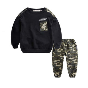 Tops Pants 2PCS Children Boy Winter Outfits Set roupa infantil