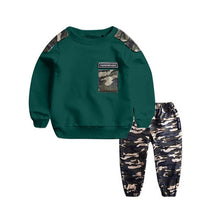 Charger l&#39;image dans la galerie, Tops Pants 2PCS Children Boy Winter Outfits Set roupa infantil