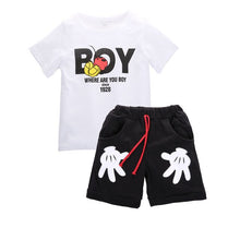 Charger l&#39;image dans la galerie, Hot Sale Boys Clothing Children T-shit+Pants Cotton  Boys Clothes