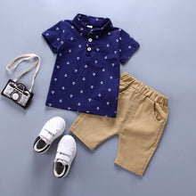Charger l&#39;image dans la galerie, Hot Sale Boys Clothing Children T-shit+Pants Cotton  Boys Clothes