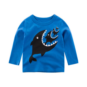 Tops Autumn Winter Sweatshirts for Children Boy T Shirts
