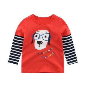 Tops Autumn Winter Sweatshirts for Children Boy T Shirts