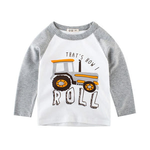 Tops Autumn Winter Sweatshirts for Children Boy T Shirts