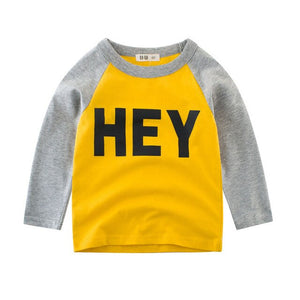 Tops Autumn Winter Sweatshirts for Children Boy T Shirts