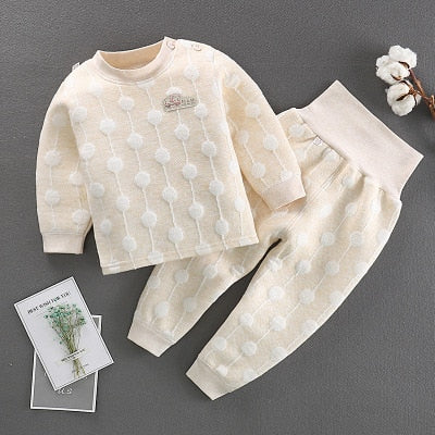 Baby T-shirt High Waist Pants Suit Autumn Winter Children