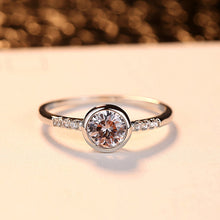Charger l&#39;image dans la galerie, Rose Gold Zircon Ring Woman Magical Beautiful Accessories