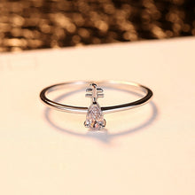 Charger l&#39;image dans la galerie, Rose Gold Zircon Ring Woman Magical Beautiful Accessories