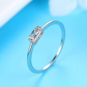 Rose Gold Zircon Ring Woman Magical Beautiful Accessories
