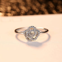 Charger l&#39;image dans la galerie, Rose Gold Zircon Ring Woman Magical Beautiful Accessories