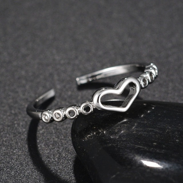Concise Unisex Fashion Custom Adjustable Stainless Steel