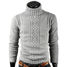 Charger l&#39;image dans la galerie, Winter 2019 Turtleneck Sweater Men Vintage Tricot Pull
