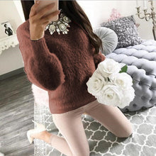 Charger l&#39;image dans la galerie, 2019 Women Plush Sweaters and Pullovers Autumn Winter